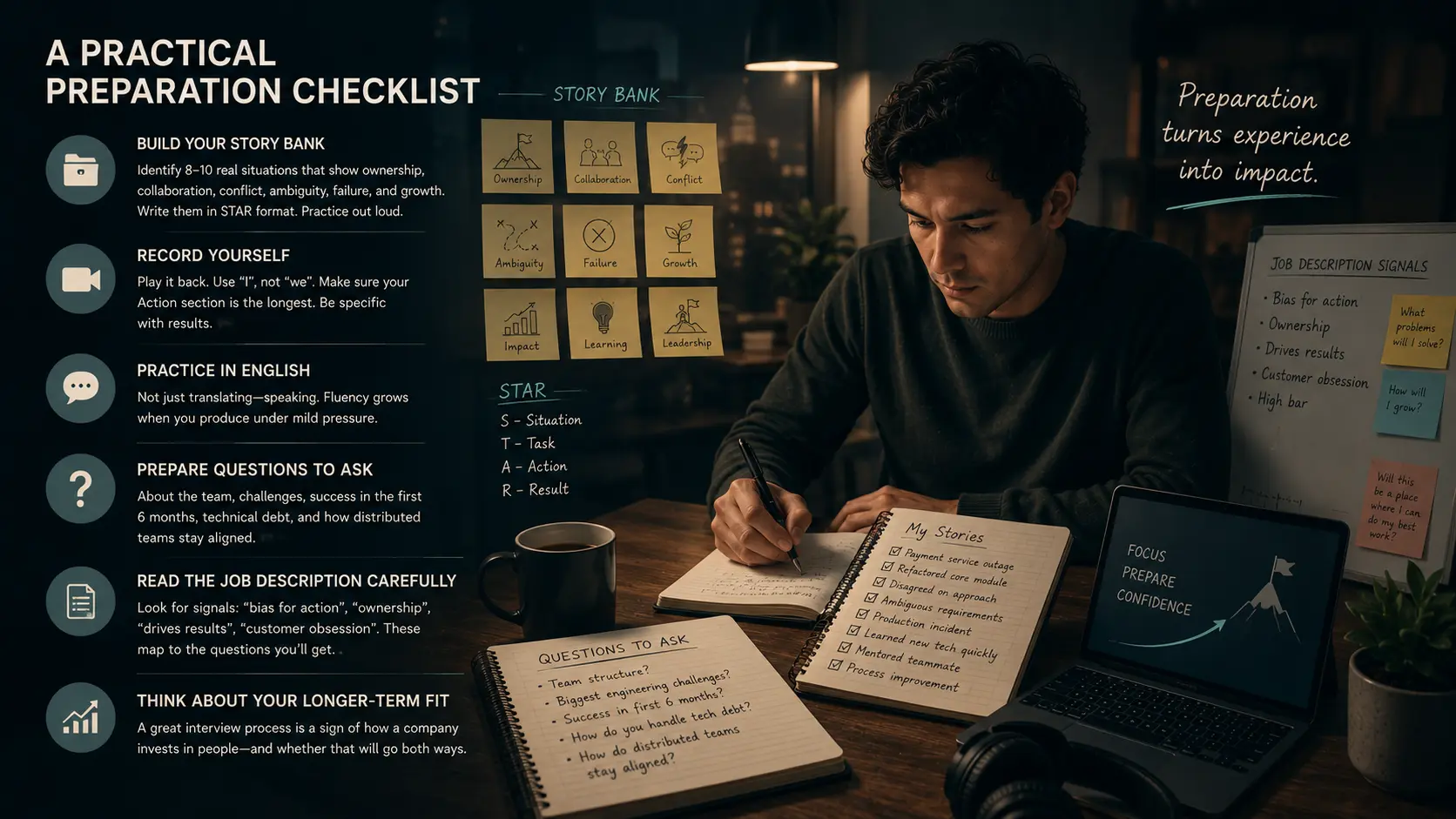 practical preparation checklist