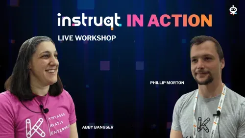 Abby Bangser and Phillip Morton co-host the Instruqt in Action live workshop on the KubeCon hackathon.