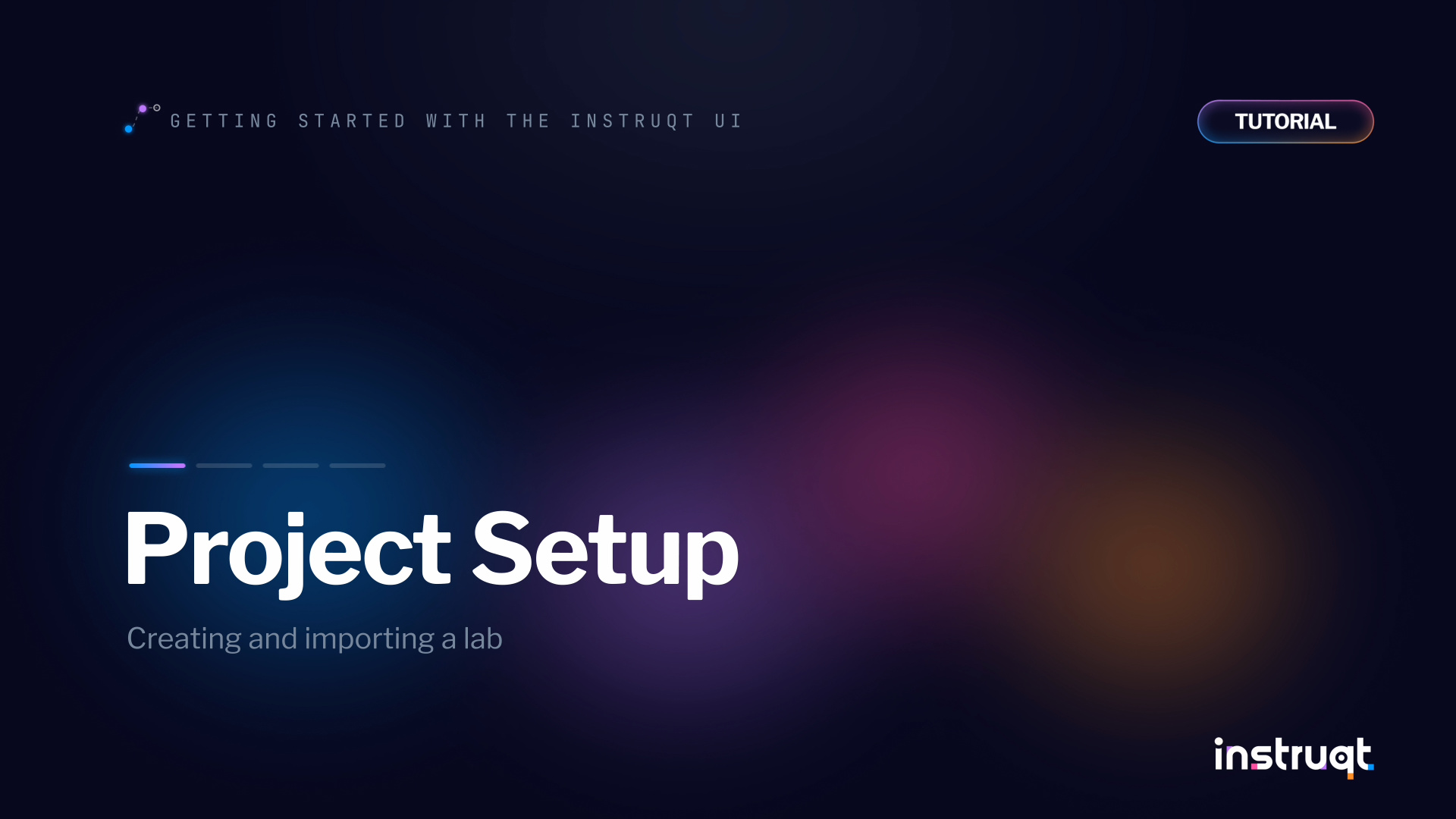Instruqt tutorial video thumbnail for Getting Started: Project Setup.