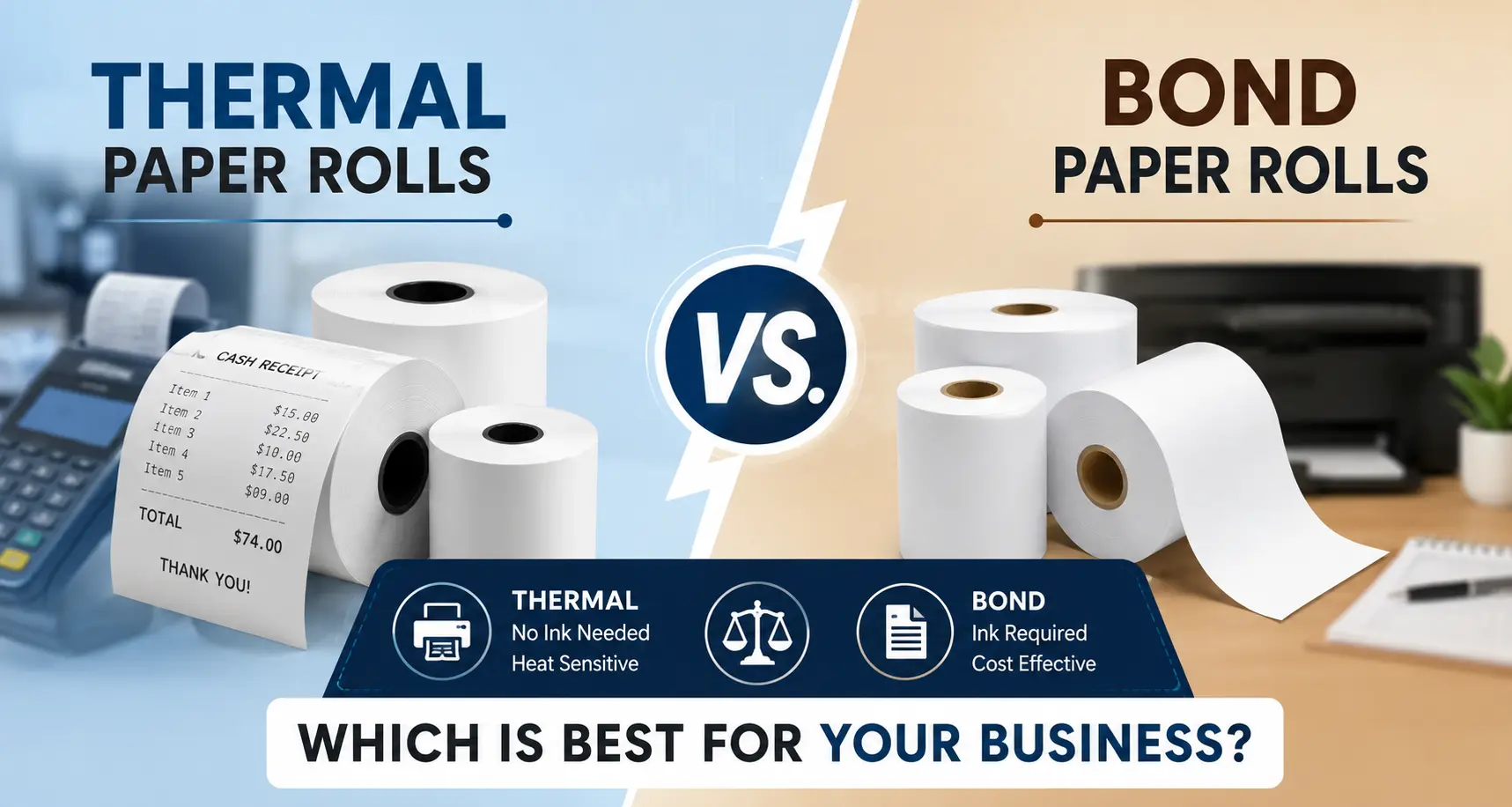 BPA/BPS Free Thermal Paper Suppliers in China