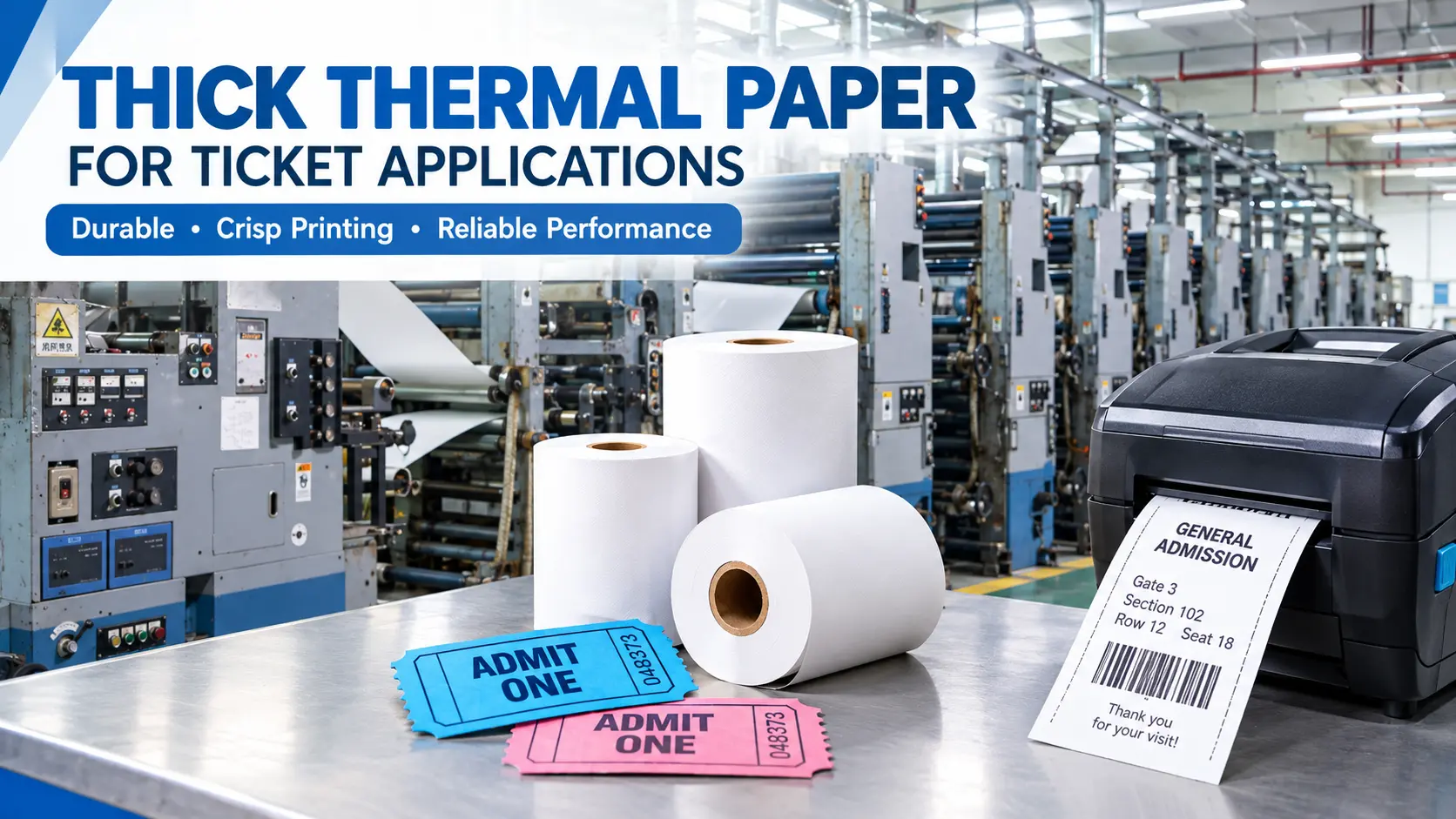 BPA/BPS Free Thermal Paper Suppliers in China