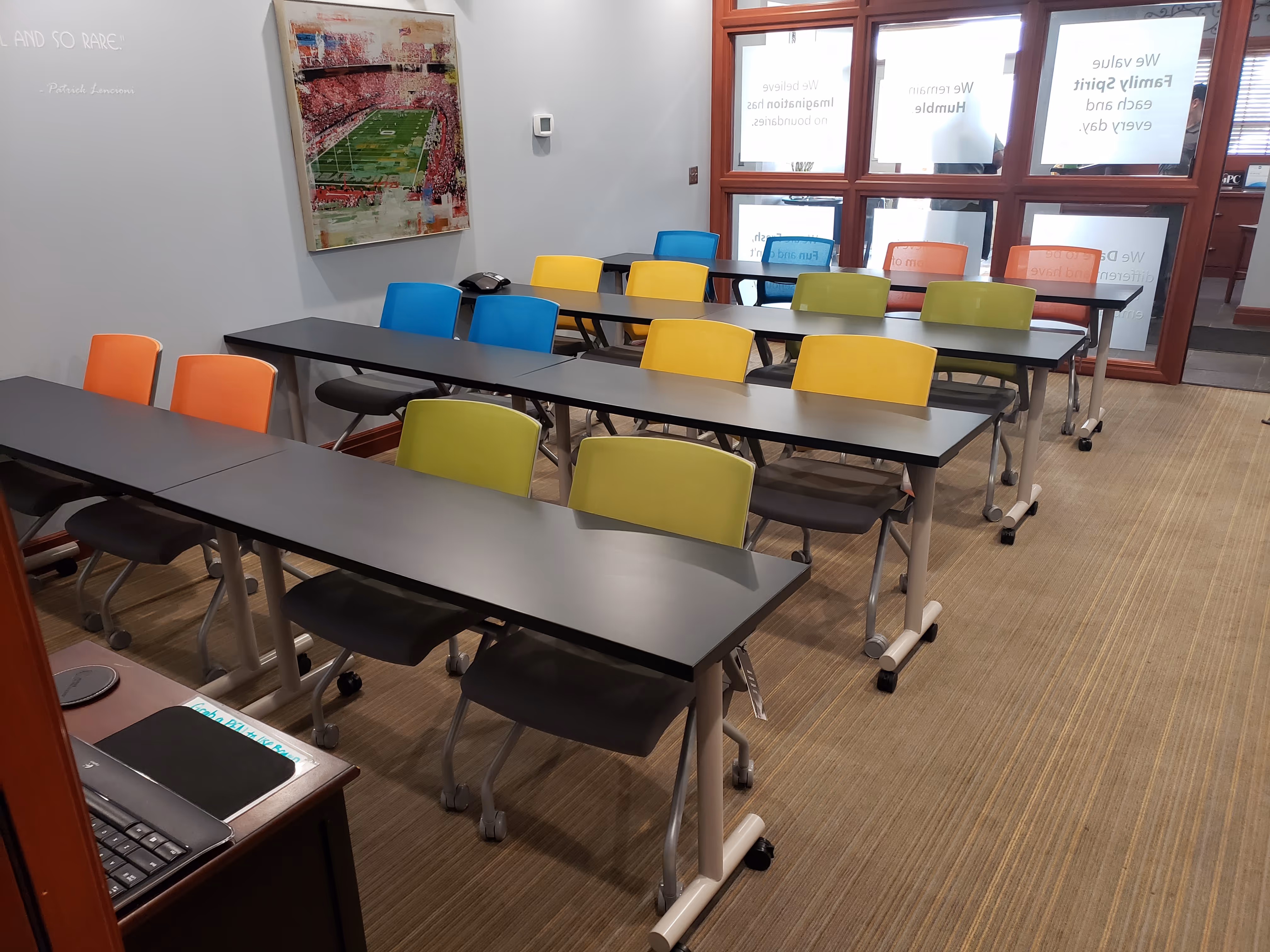 training table image