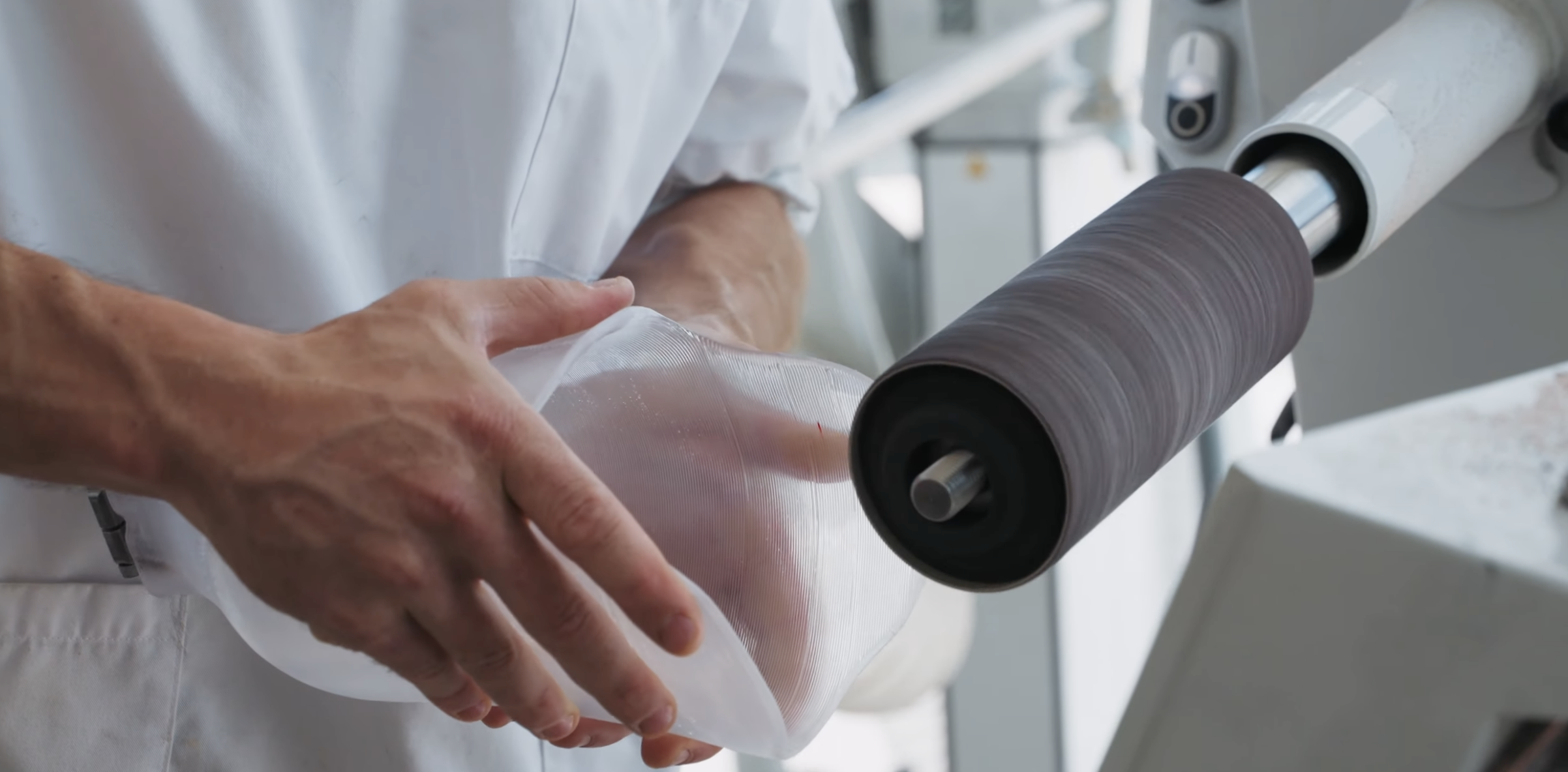 Klinische Anprobe eines PETG-Testschafts