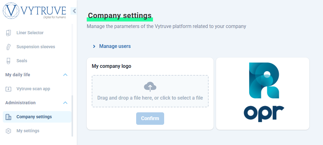 Add your company logo to documents