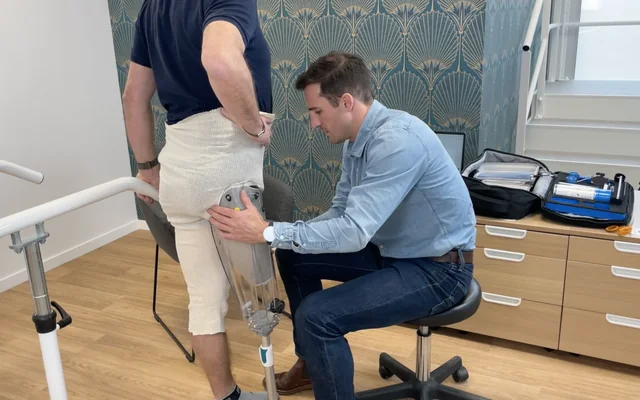 On-patient work in the clinic