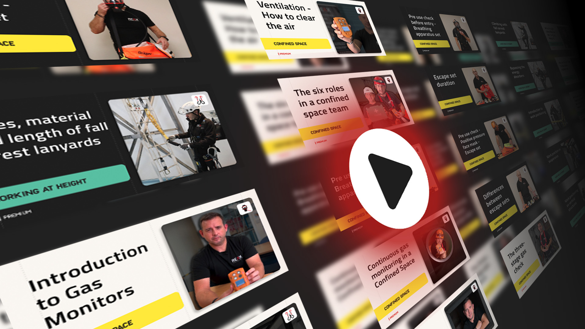 Premium Videos of various Work-at-Height Training from REAX