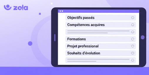 trame entretien professionnel