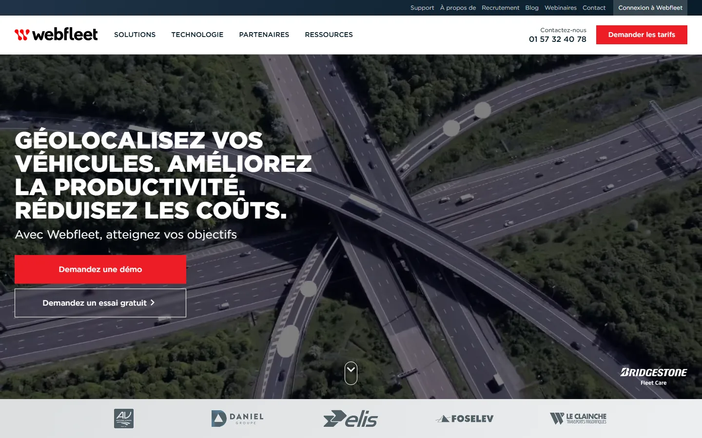 Aperçu de Webfleet, plateforme de gestion de flotte et de données tachygraphe