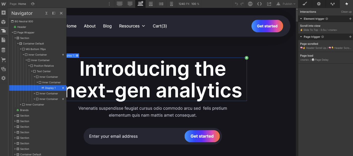 Animations - Darkbit X Webflow Template