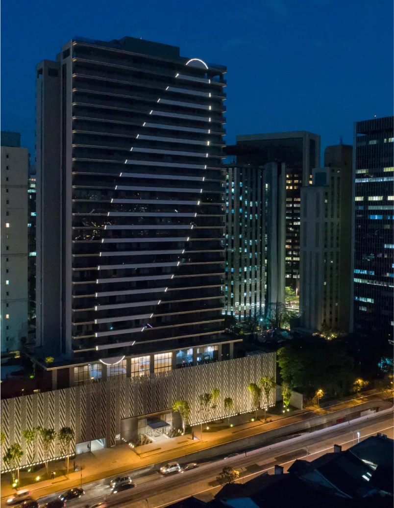 Faria Lima vista panoramica da cidade