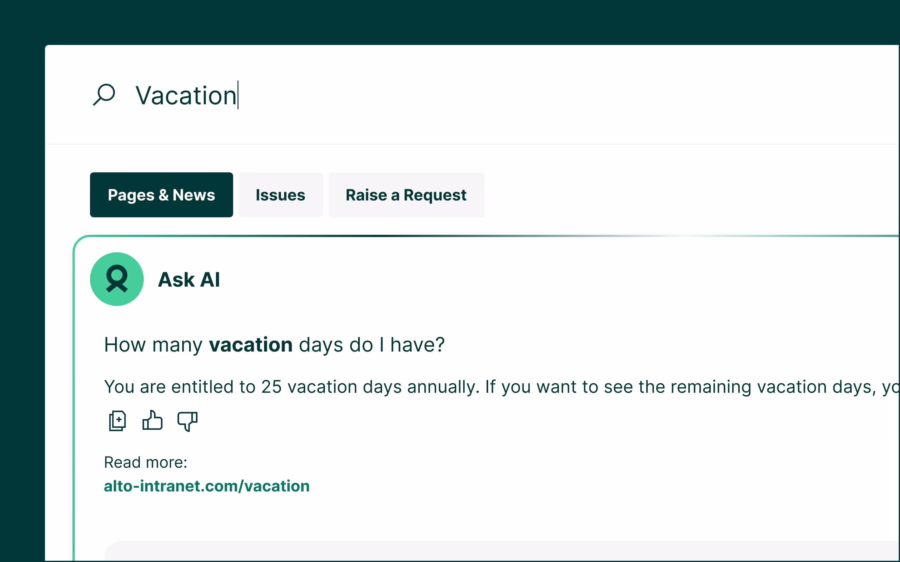 AI search