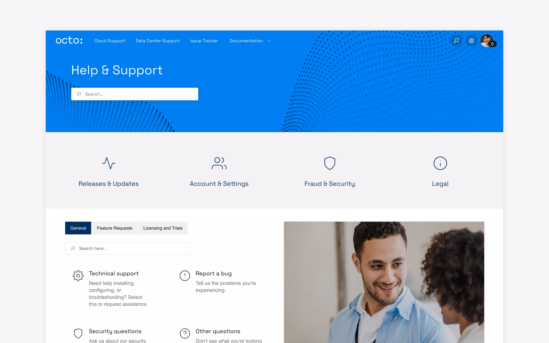 Refined external support sites template example