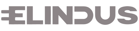 Elindus logo with the tagline 'we power your business'.