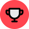 Trophy indicating top performers.