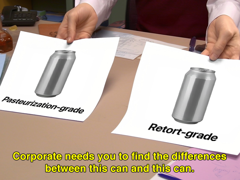 retort cans and can ends, differences