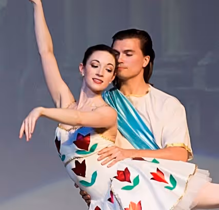 Ani Aharonyan ballet instructor at the Russian Ballet School.