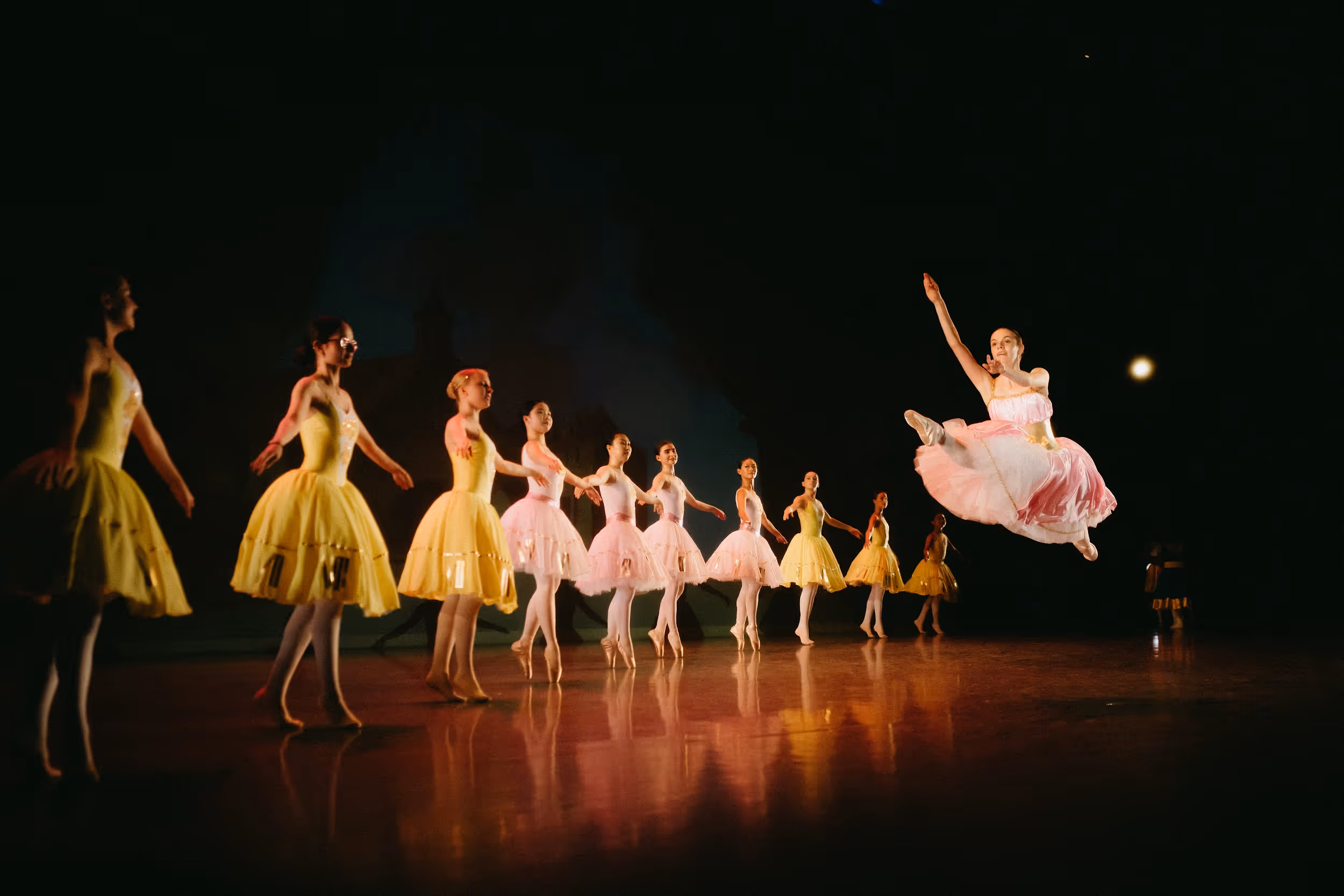 Dancer demonstrating expressive movements inspired by the Vaganova ballet technique in Toronto