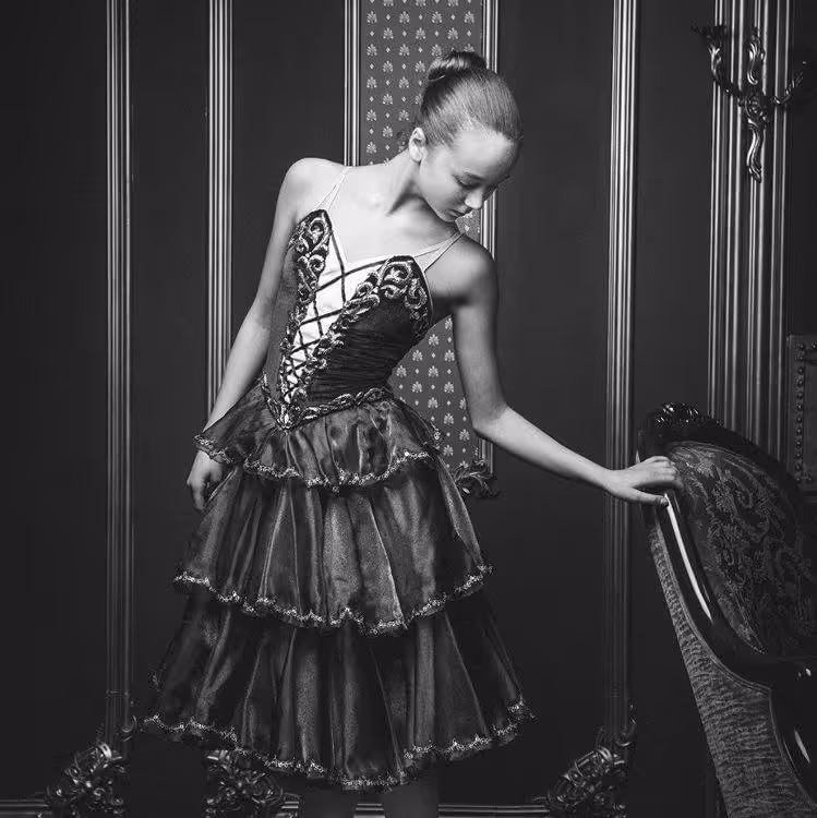 Yana Harbar ballet instructor at the Russian Ballet School.