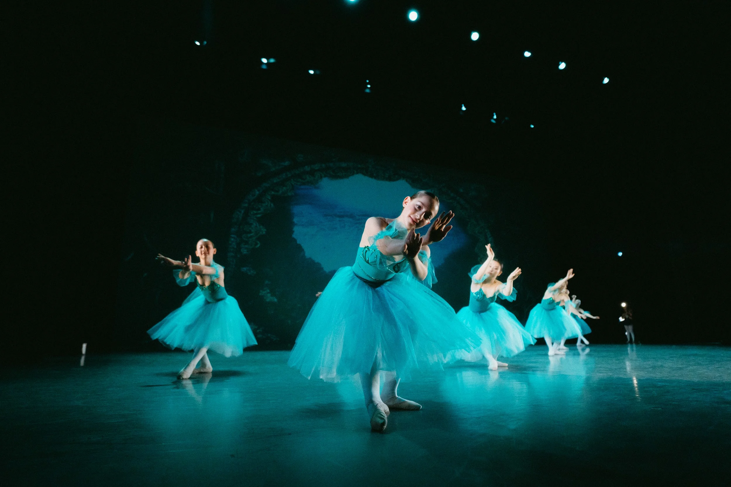 Adult ballet dancers learning the fundamentals of the Vaganova Method in Toronto.