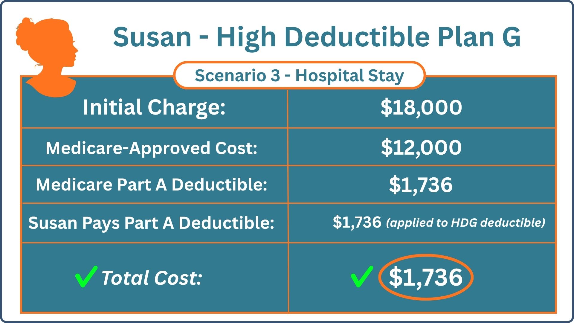 High Deductible Plan G Hospital Cost