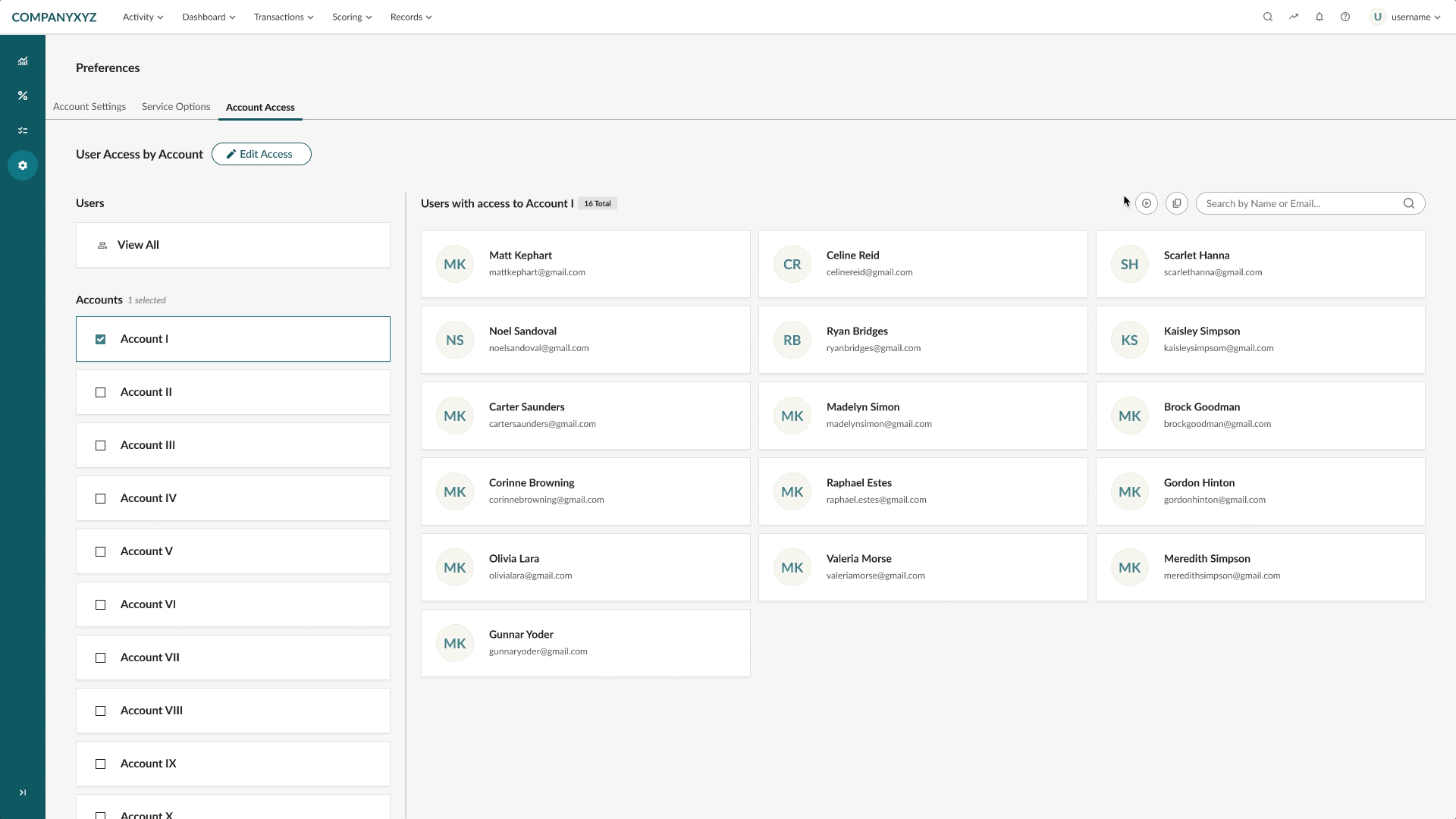 Animated demonstration of converting access accounts into a distribution list