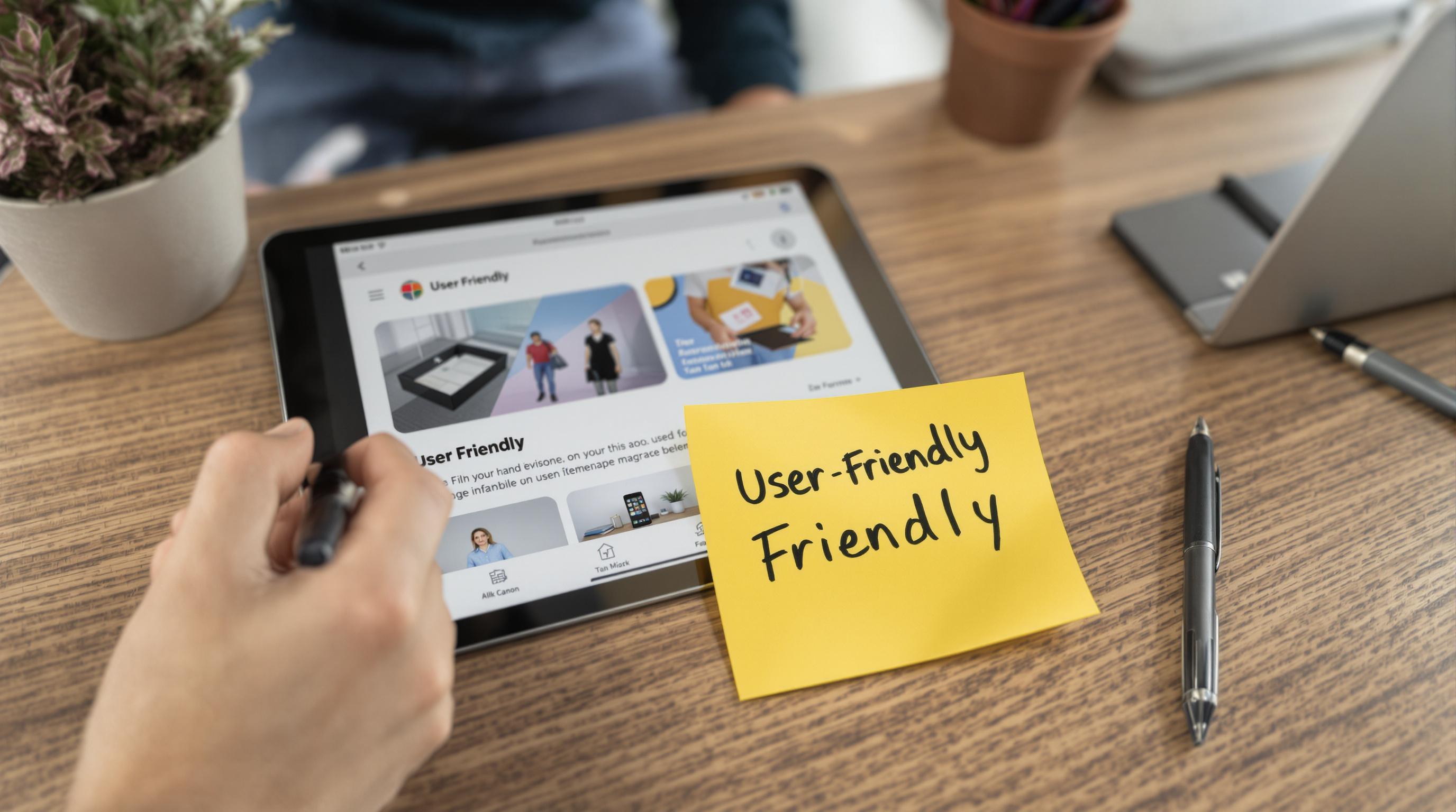 Designer and developer reviewing user-friendly ecommerce app interface