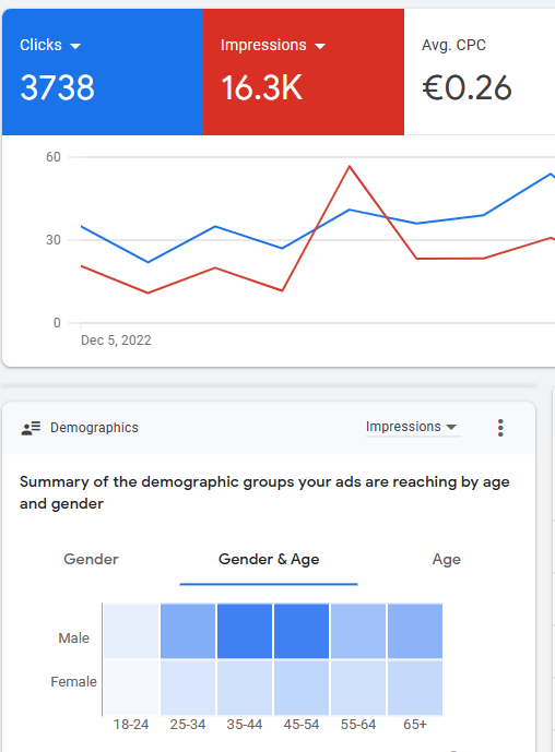 Google Ads results of Safar Bau