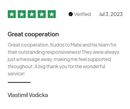 Leadspicker's Trustpilot review