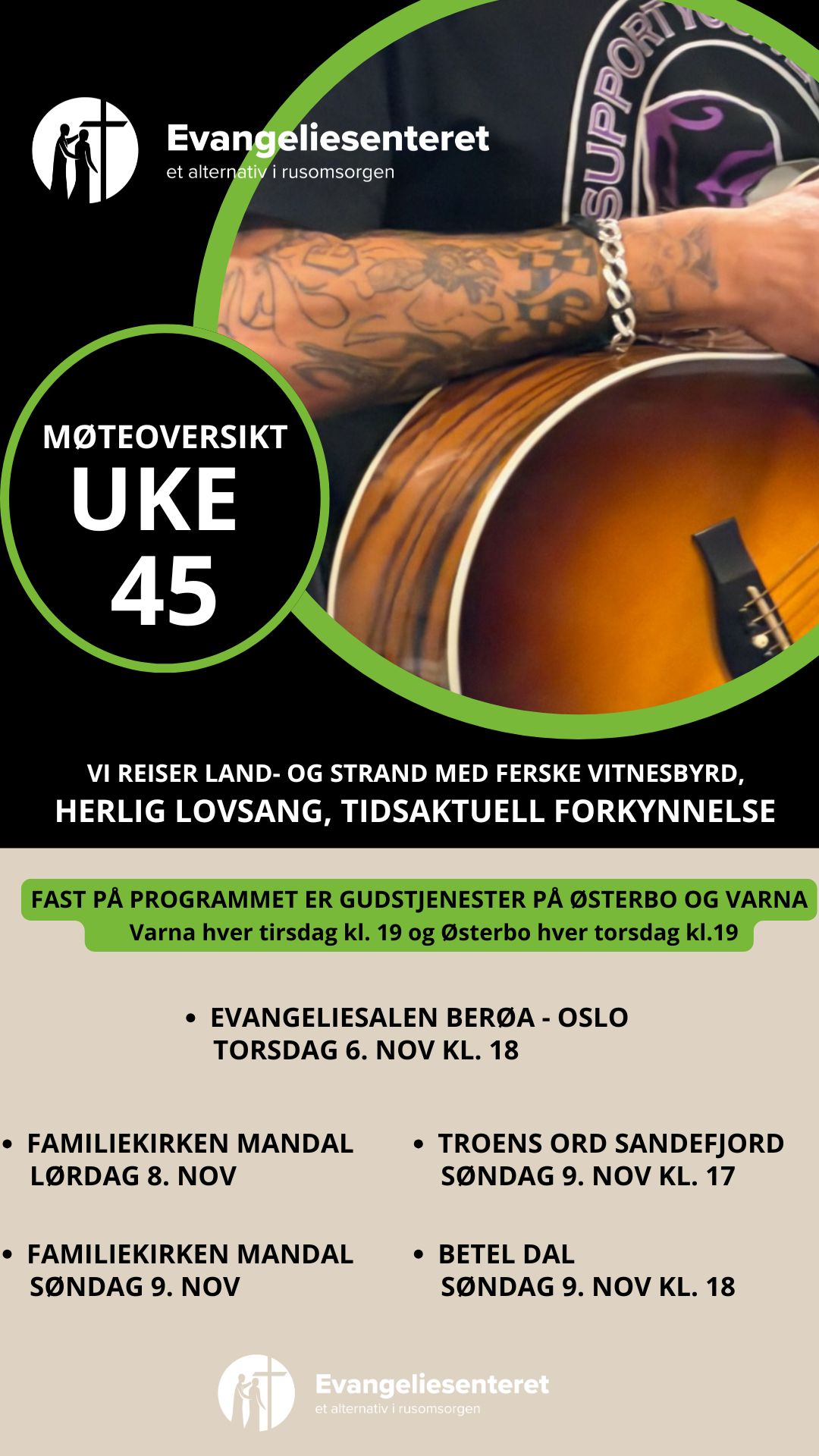 MØTEOVERSIKT UKE 45