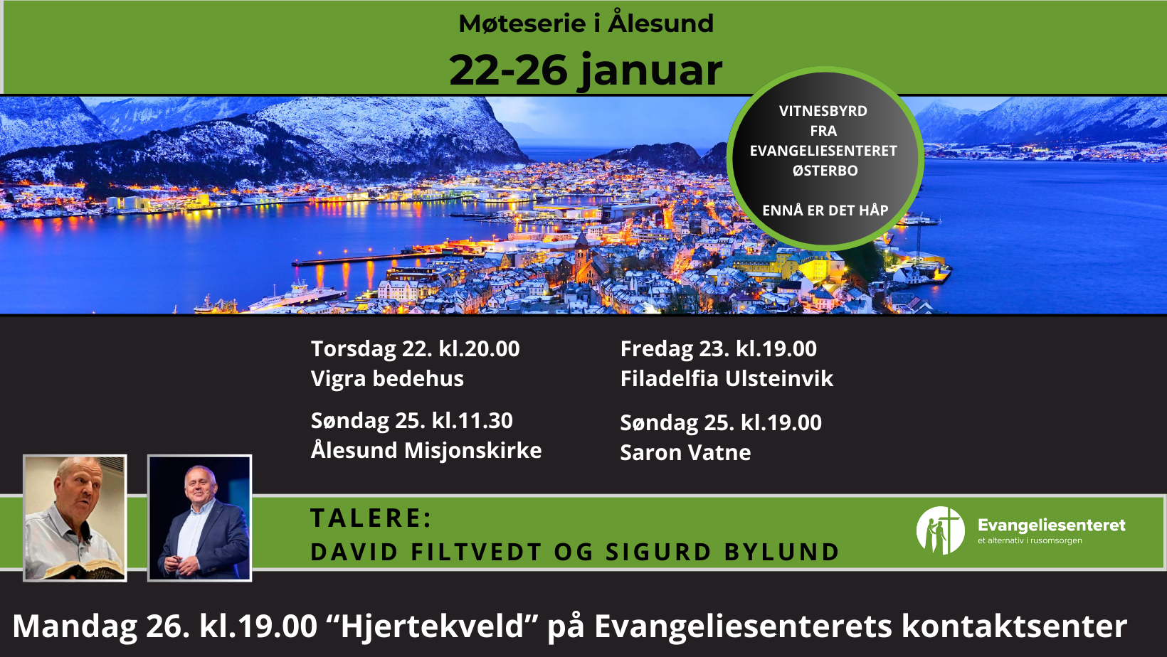 MØTESERIE ÅLESUND 22-26 Januar