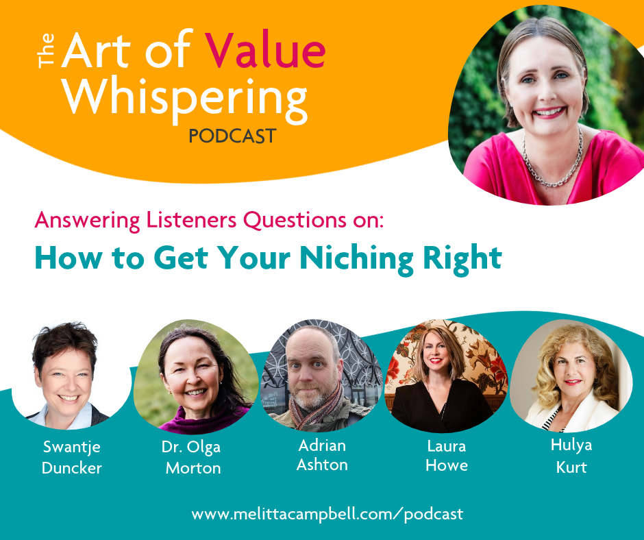 Answering Listeners Questions on: How to Get  Your Niching Right