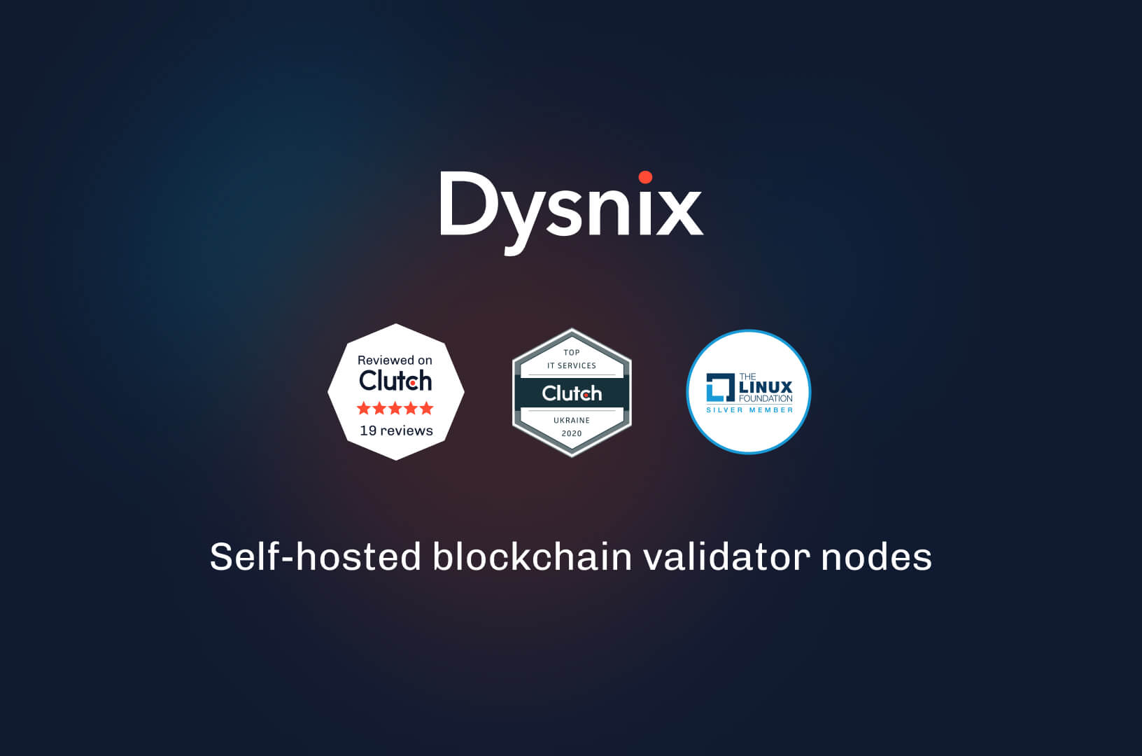 Secure Self-Hosted Blockchain Validator Nodes For Enterprises | Dysnix
