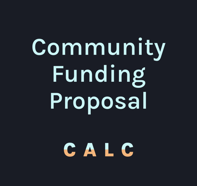 Kujira Community Funding proposal for CALC