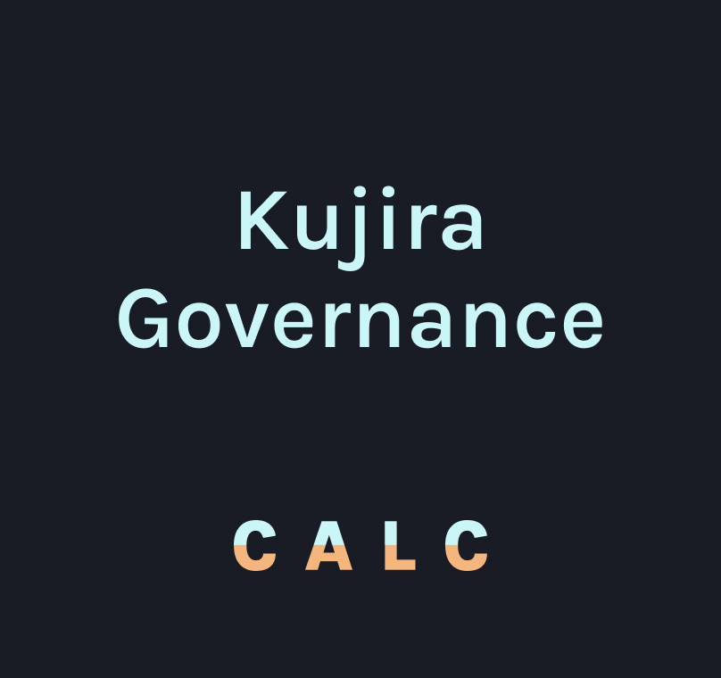 Kujira Governance: A Small Yet Natural Iteration