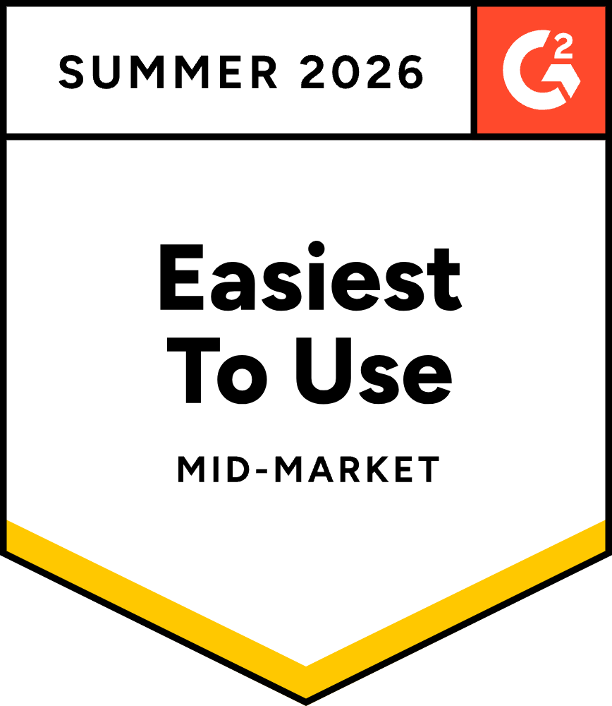G2 High Performer — Mid-Market, Fall 2024