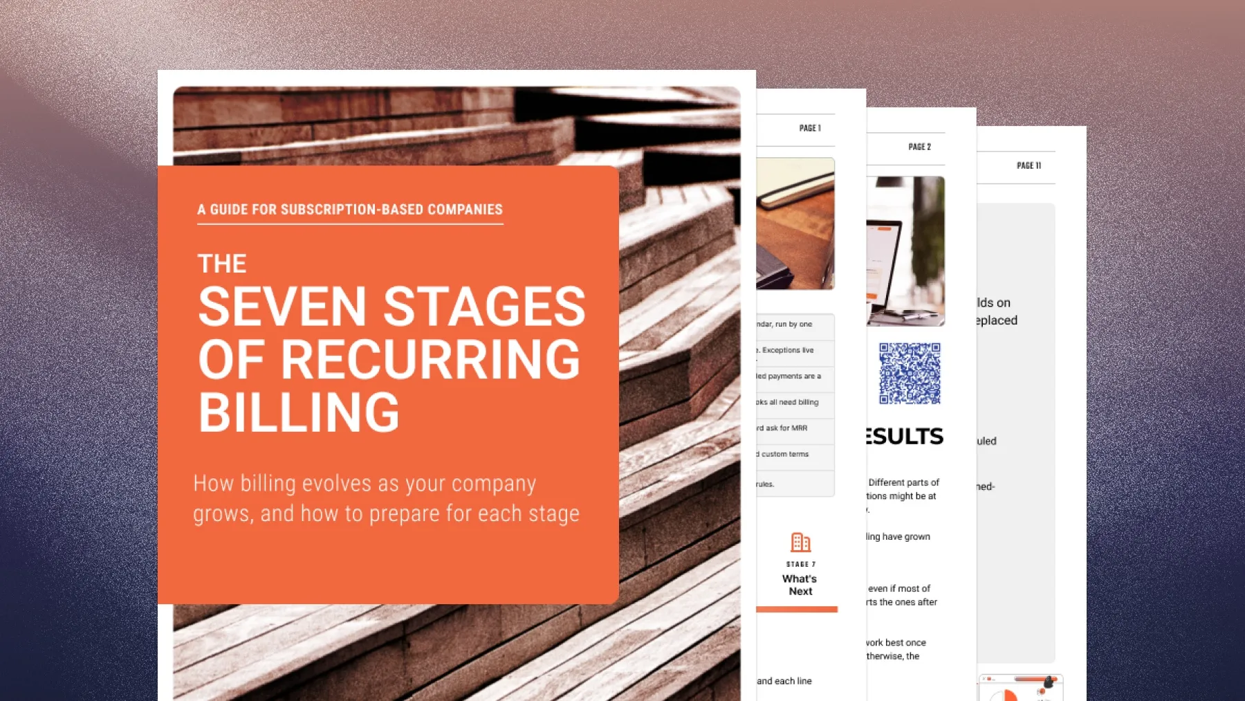 Cover of The Seven Stages of Recurring Billing guide