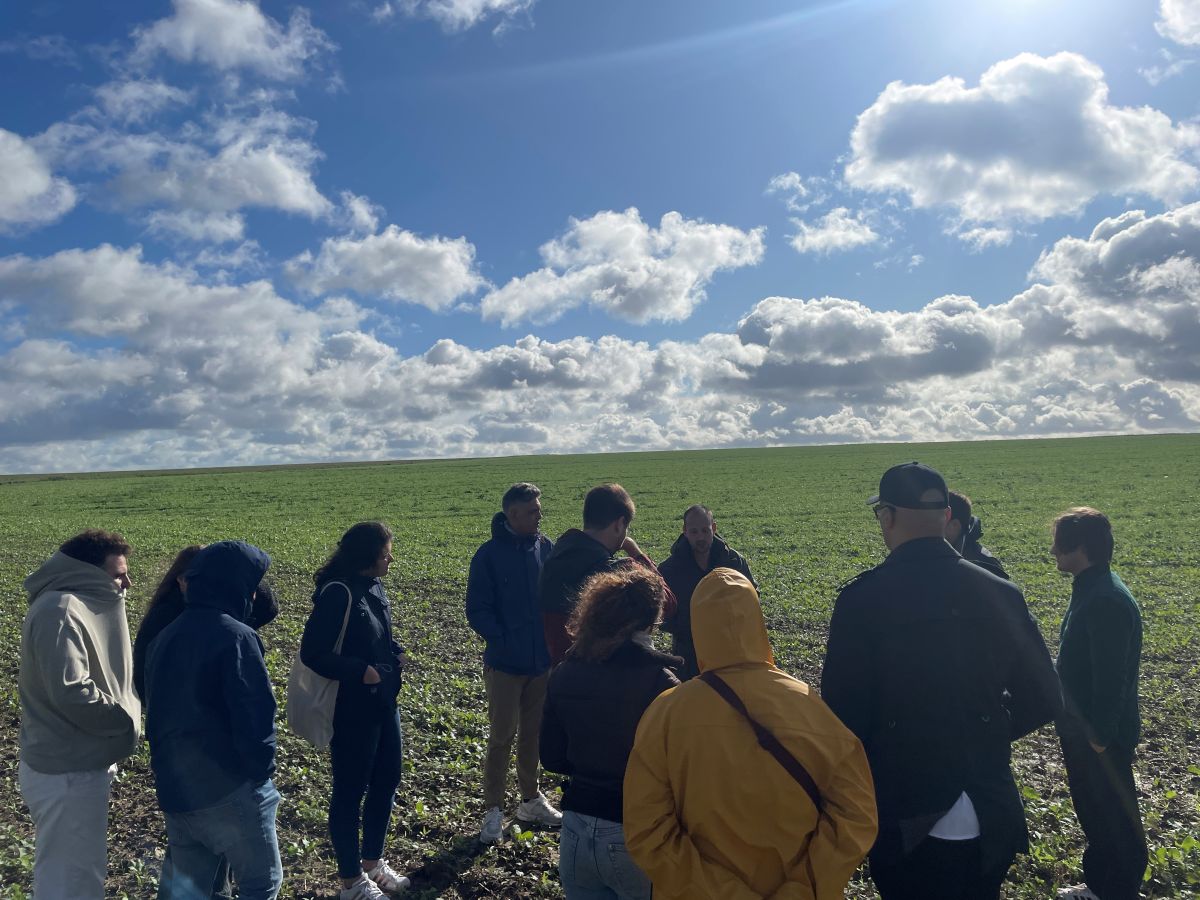 Entreprise qui visite la ferme financée en septembre 2024