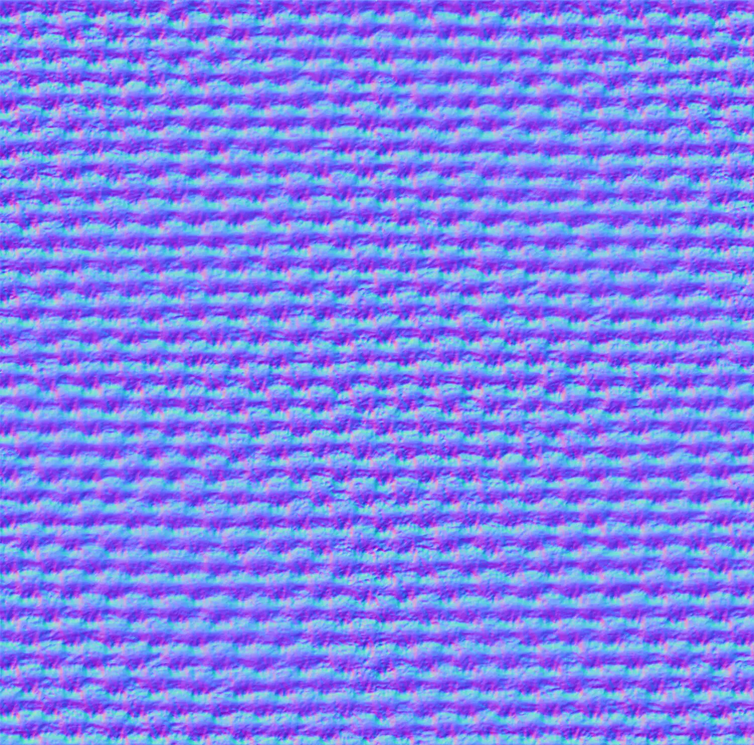 Normal Map eines gewebten Stoffes – feine Fasern für realistische Stoffdarstellung in Echtzeit & Offline-Renderern.