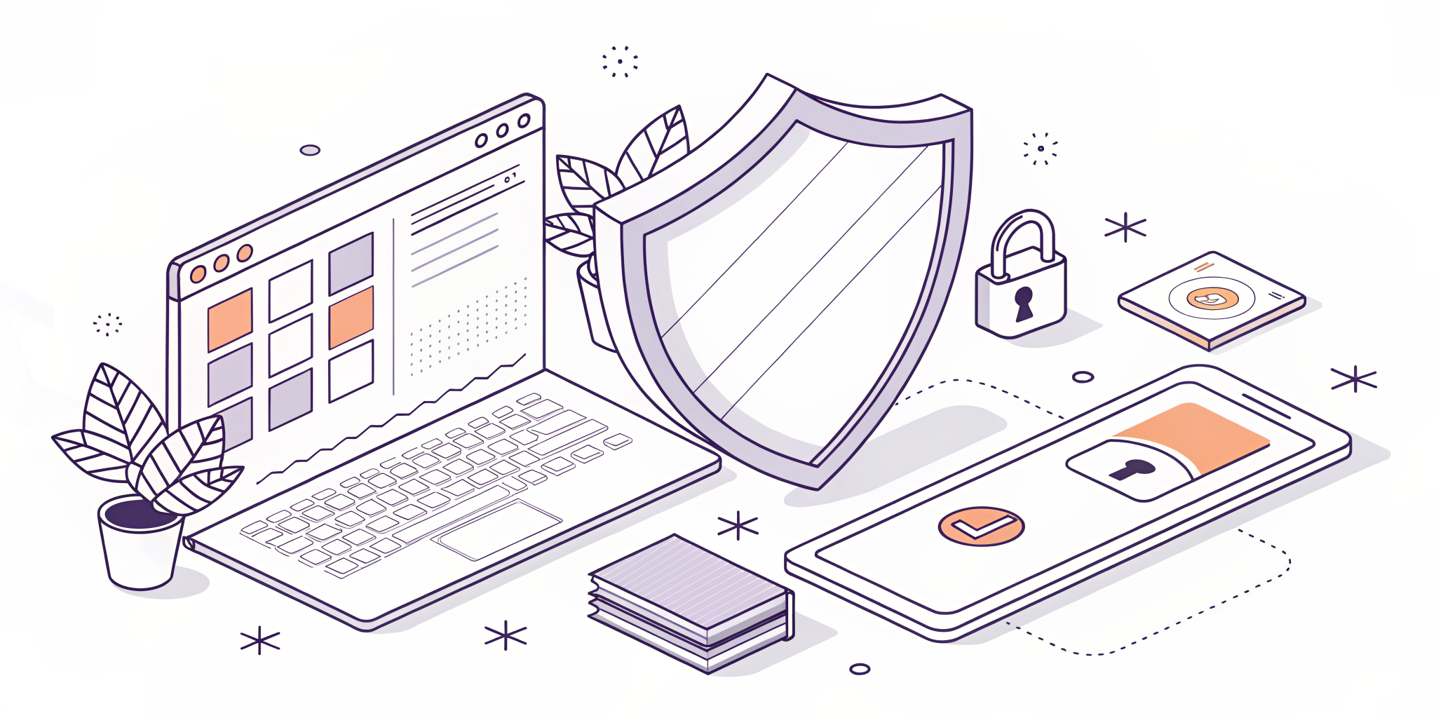 Illustration of website bot detection and protection