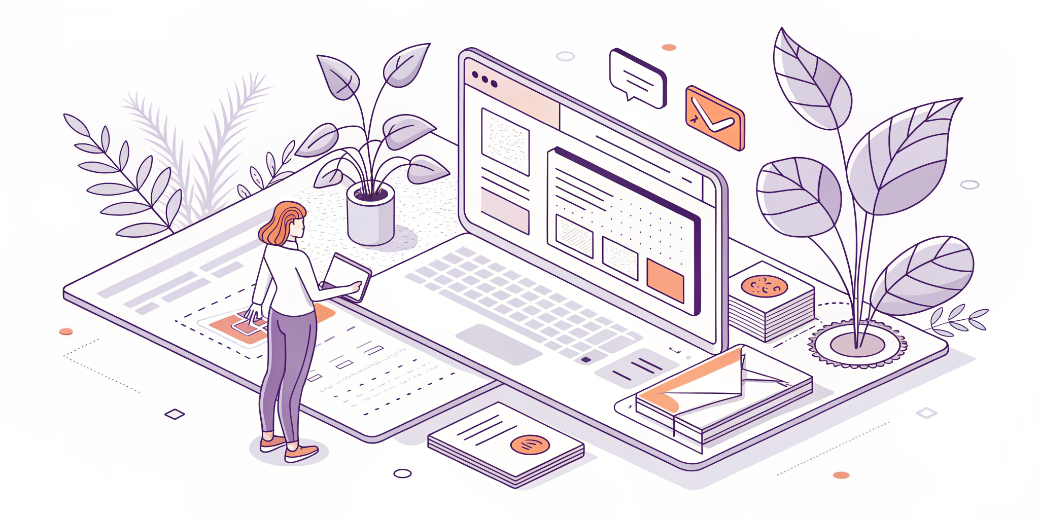 Illustration of structured data being captured from a website
