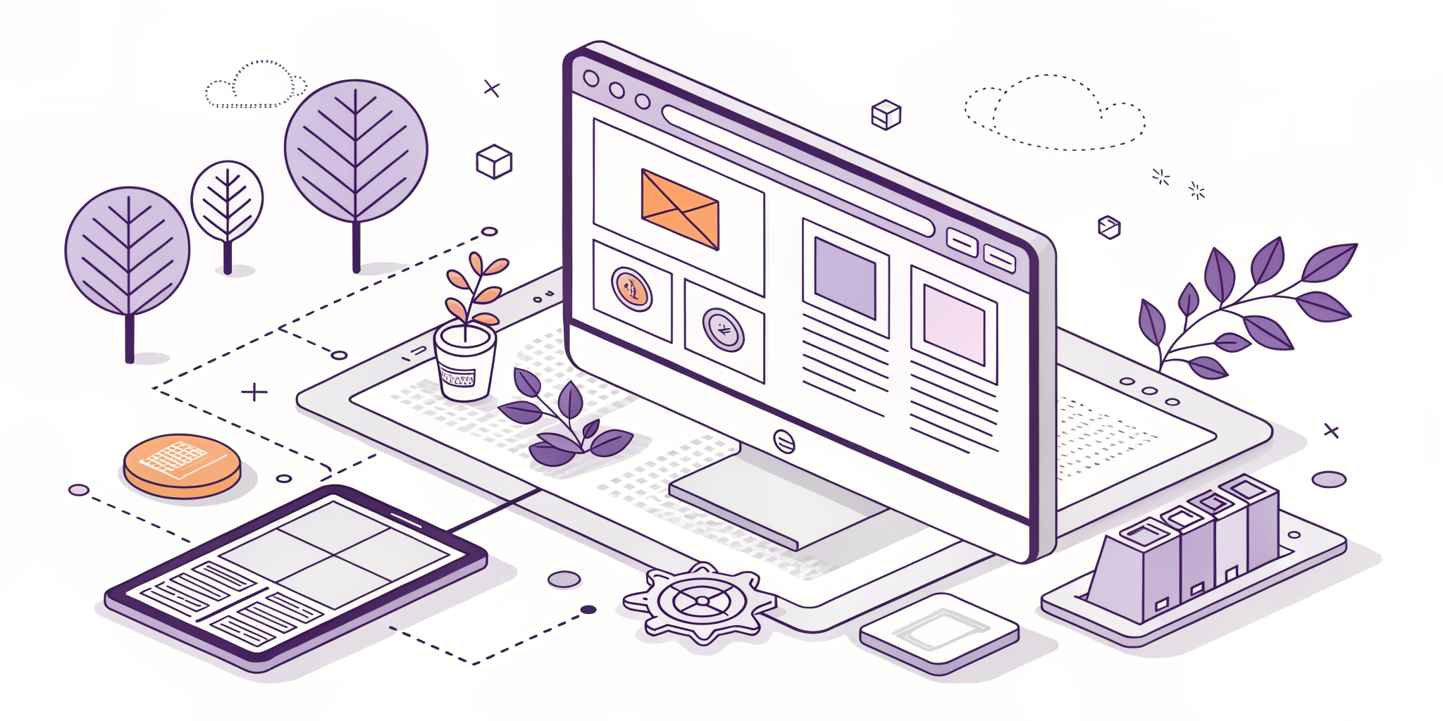 Illustration contrasting web scraping and web crawling