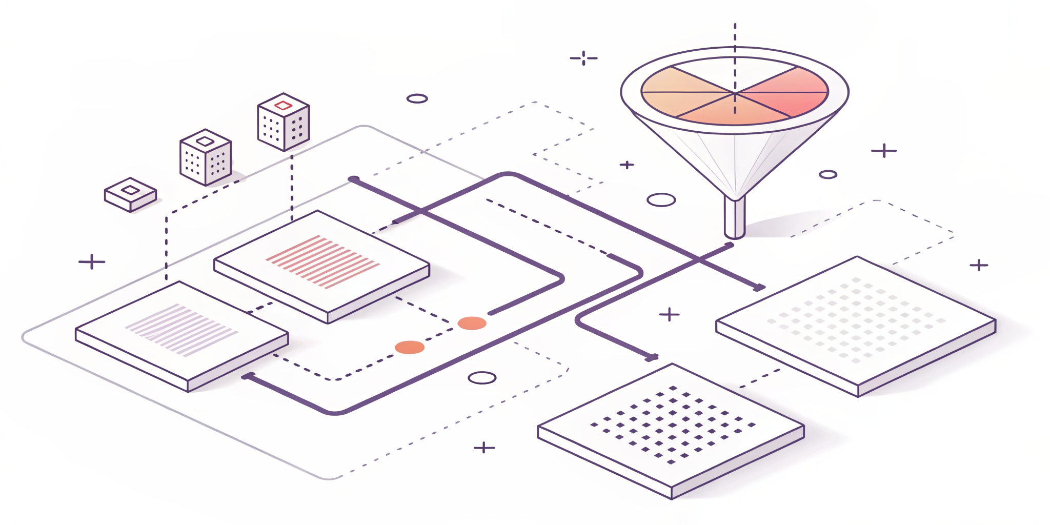 Illustration of organizing extracted data into a table