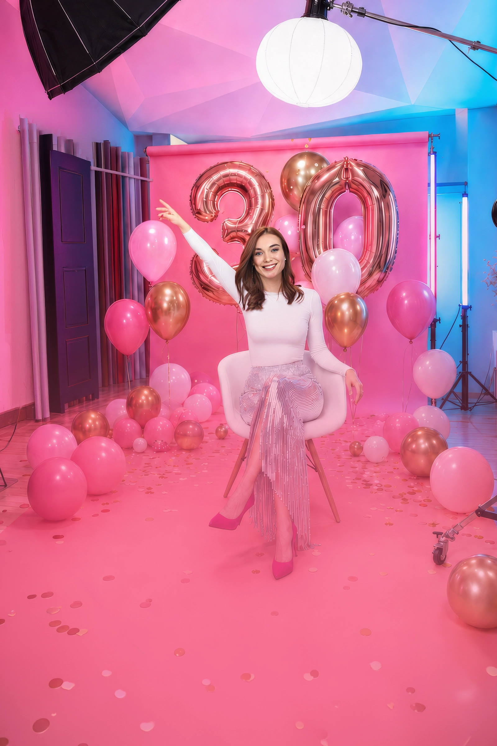 Sesión de fotos de cumpleaños en estudio fotográfico CDMX — Estudio 2957