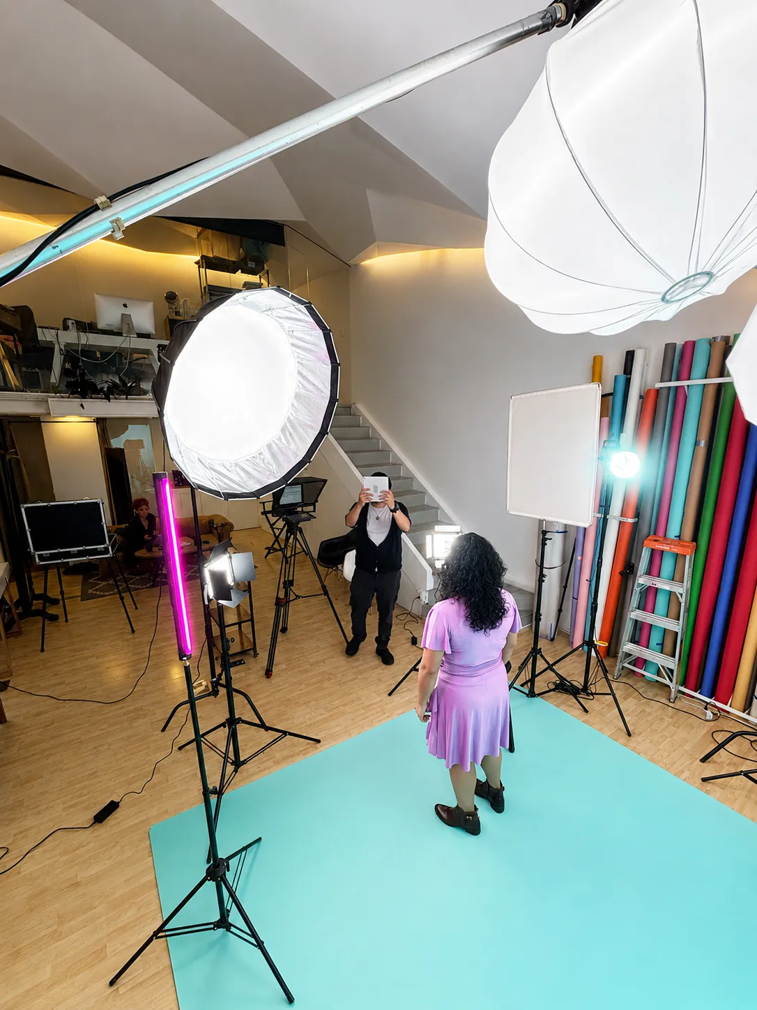 Producción de foto y video con iluminación Godox