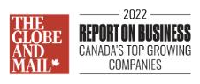 The Globe and Mail Canada's Top Growing Companies 2022