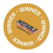 Notable Awards winner badge