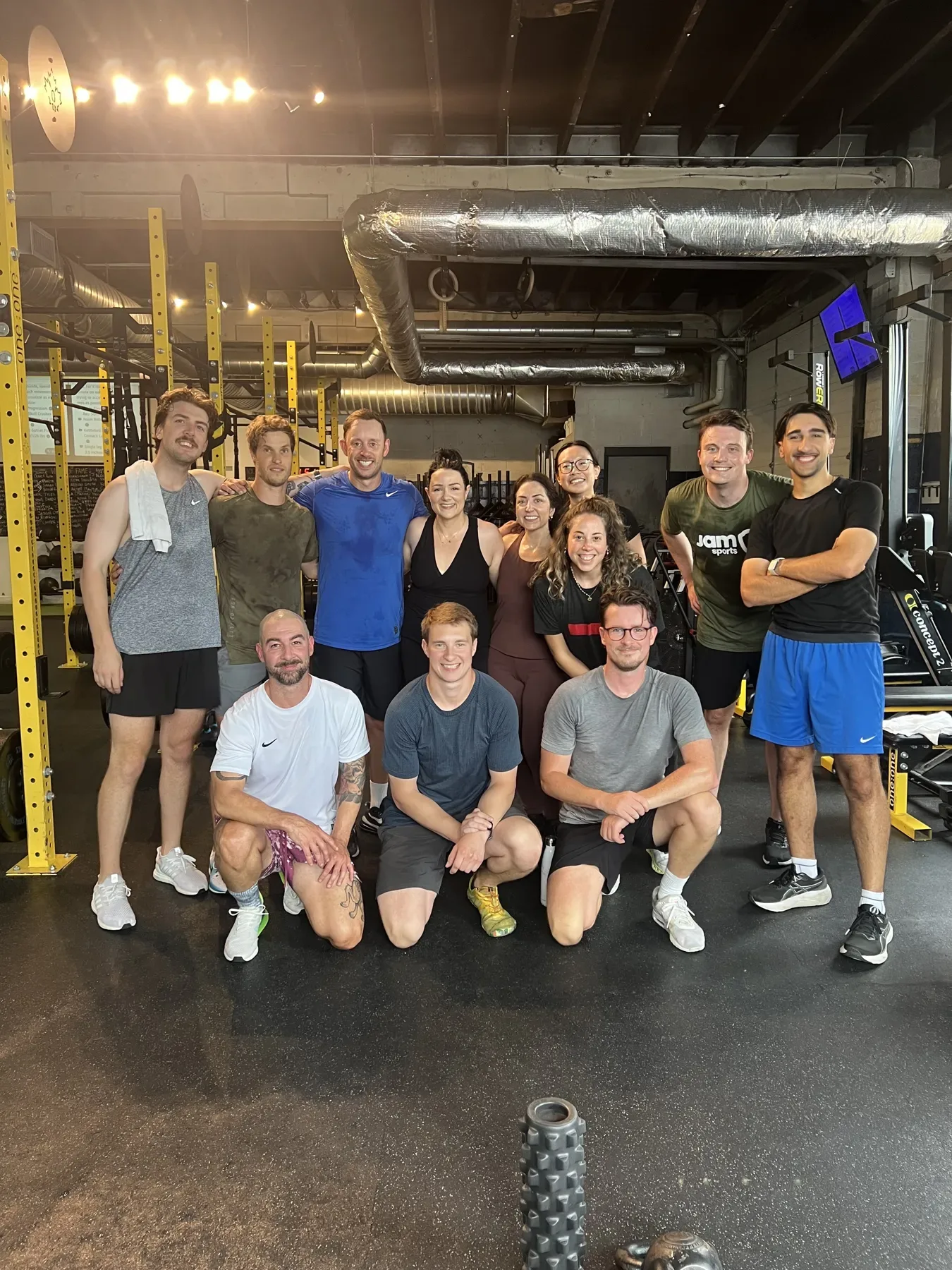 The Influence Agency team after a group fitness class