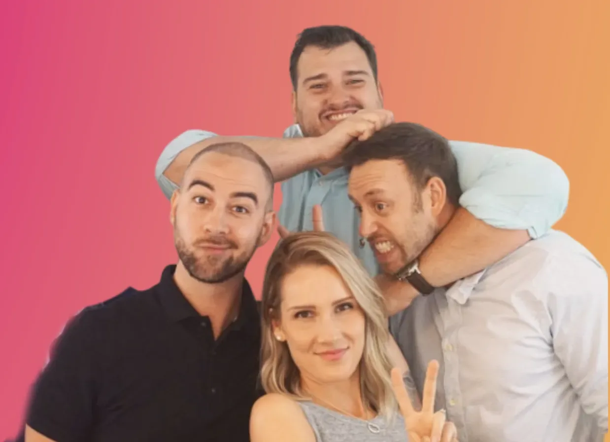 The four TIA founders when The Influence Agency opened in 2017