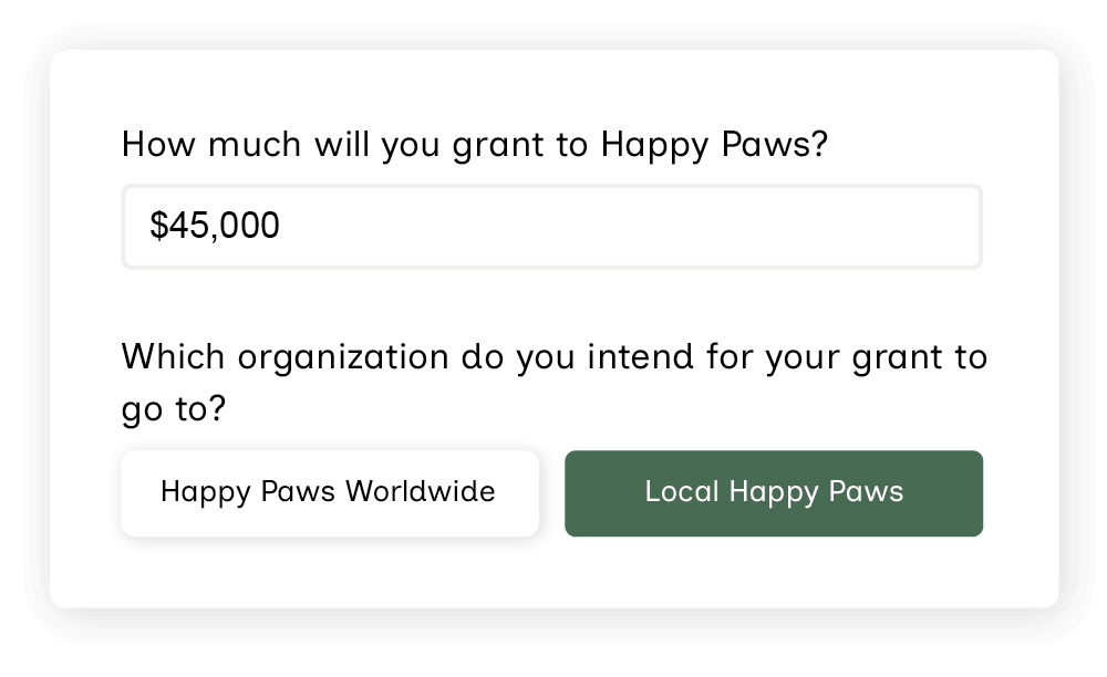 A QR code and donation link created with FreeWill’s crypto donation tool.