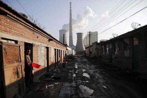 Nuclear plant in poor neighborhood